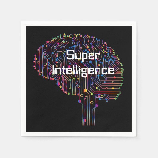 Serviette En Papier Technologie de super intelligence (Devant)