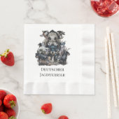 Serviette En Papier Teckels de chasse allemand (En situation)