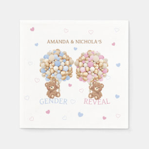 Serviette En Papier Teddy Bear Baby Genre Reveal