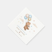 Serviette En Papier Teddy Bear Nous Pouvons Attendre Baby shower Décor (Coin)