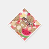 Serviette En Papier Teddy Bear Pique-nique été fête d'anniversaire Per (Coin)