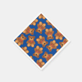 Serviette En Papier Teddy Bear Rainbow Cute 1ère fête anniversaire (Coin)