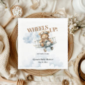 Serviette En Papier Teddy Bear Roue vers le haut Petit Co Pilote