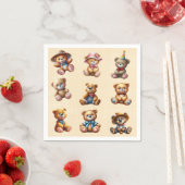 Serviette En Papier Teds (En situation)