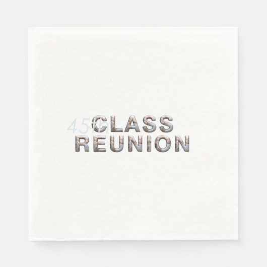 Serviette En Papier TEE 45e Réunion de classe (Devant)