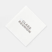 Serviette En Papier TEE 45e Réunion de classe (Coin)