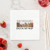 Serviette En Papier TEE Broadway Star (En situation)