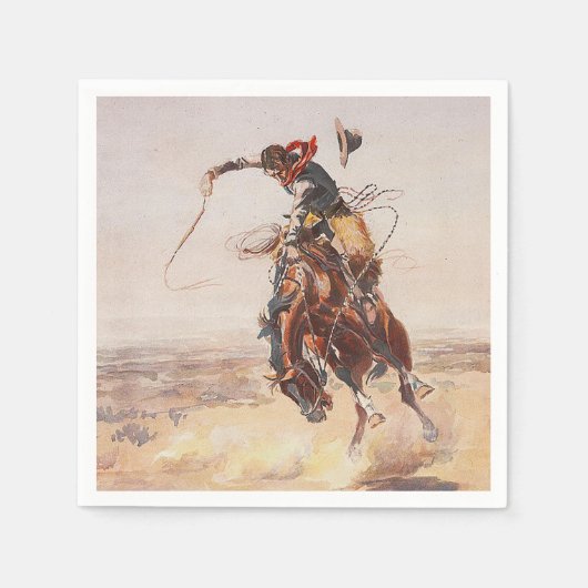 Serviette En Papier TEE Cowboy Life (Devant)