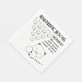 Serviette En Papier Tee de Bowling (Coin)