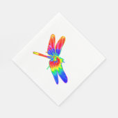 Serviette En Papier Tee de dragonfly Dye arc-en-ciel (Coin)