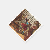 Serviette En Papier TEE Lion Queen (Coin)