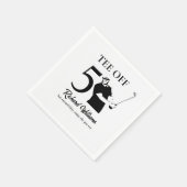 Serviette En Papier Tee Off Start of A New Era Men's 50th Birthday (Coin)