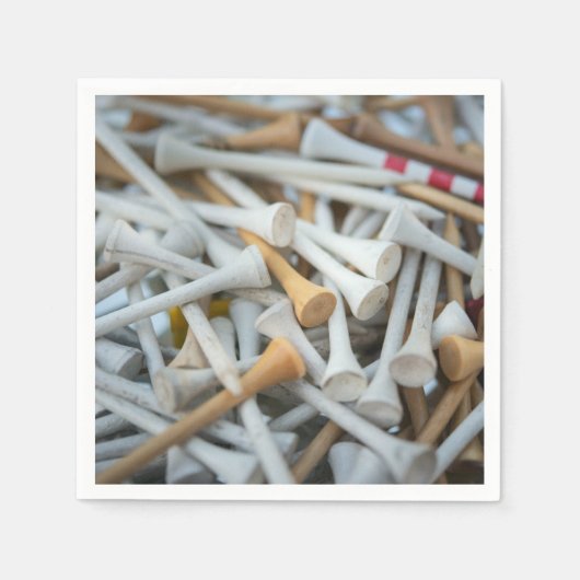 Serviette En Papier Tee - shirts de golf (Devant)