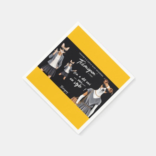 SERVIETTE EN PAPIER TEEMIGNON (Coin)