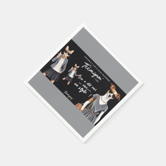 SERVIETTE EN PAPIER TEEMIGNON (Coin)