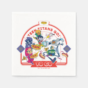 Serviette En Papier Teen Titans Go ! Aller