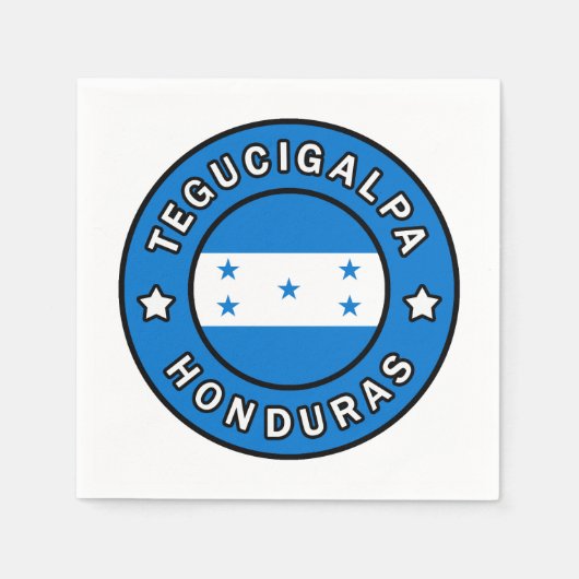 Serviette En Papier Tegucigalpa Honduras (Devant)