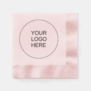 Serviette En Papier Télécharger le logo de votre propre entreprise Tex