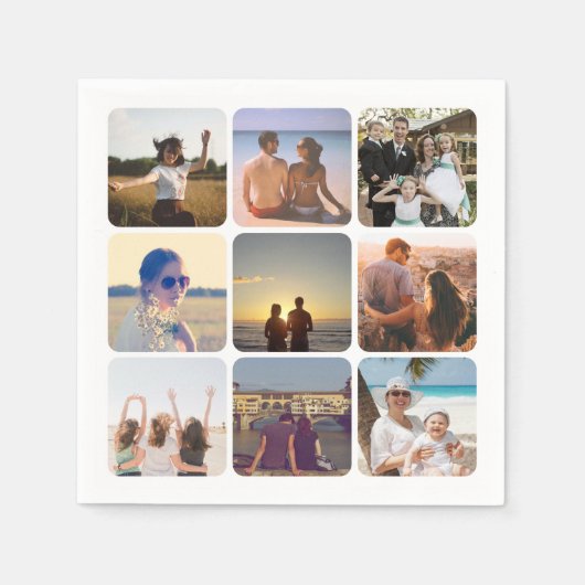 Serviette En Papier Télécharger votre photo (Devant)