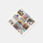 Serviette En Papier Télécharger votre photo (Coin)