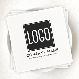 Serviette En Papier Téléchargez votre logo et les détails de votre ent