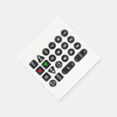 Serviette En Papier Télécommande TV avec bouton VCR (Coin)