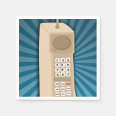 Serviette En Papier Téléphone portable en brique drôle (Devant)