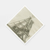 Serviette En Papier Télescope ÉQUIPEMENT SCIENTIFIQUE D'Antiquité 18E  (Coin)