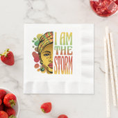 Serviette En Papier Tempête de l'histoire noire (En situation)