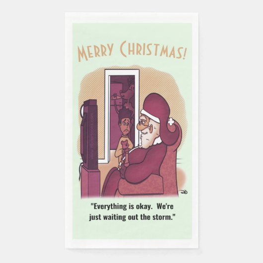 Serviette En Papier Tempête de vacances (Devant)