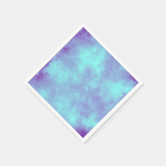 Serviette En Papier Tempête violette (Coin)