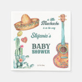 Serviette En Papier Temple de petit baby shower de muchacho mexicain (Devant)