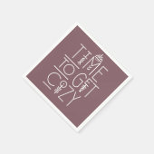 Serviette En Papier Temps moderne pour obtenir un design confortable (Coin)