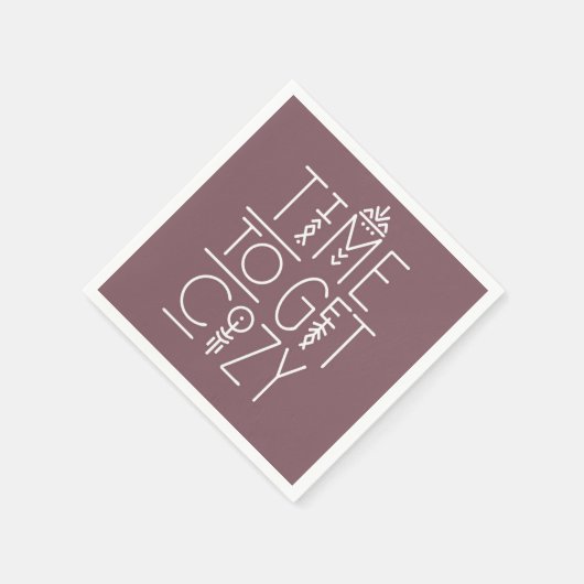 Serviette En Papier Temps moderne pour obtenir un design confortable (Coin)