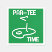 Serviette En Papier Temps partiel blanc (Devant)