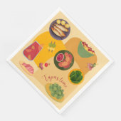 Serviette En Papier Temps Tapas (Coin)