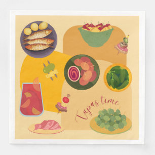 Serviette En Papier Temps Tapas