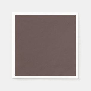 Serviette En Papier Tendance Mocha foncé Brown - serviettes