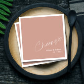 Serviette En Papier Tendance Terracotta ! Élégante encouragements manu