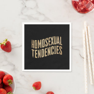 Serviette En Papier Tendances homosexuelles Fierté lesbienne gay LGBTQ