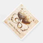 Serviette En Papier "Tender Valentine Glow" (Coin)