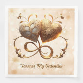 Serviette En Papier "Tender Valentine Glow" (Devant)