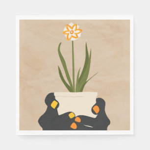 Serviette En Papier Tenir l'espoir