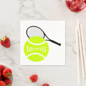 Serviette En Papier Tennis (En situation)