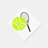 Serviette En Papier Tennis (Coin)