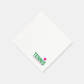 Serviette En Papier Tennis (Coin)