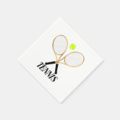 Serviette En Papier Tennis (Coin)