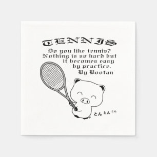 Serviette En Papier Tennis