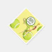 Serviette En Papier Tennis 50e anniversaire (Coin)