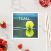 Serviette En Papier Tennis-ball je frappais ce cadeau drôle (En situation)